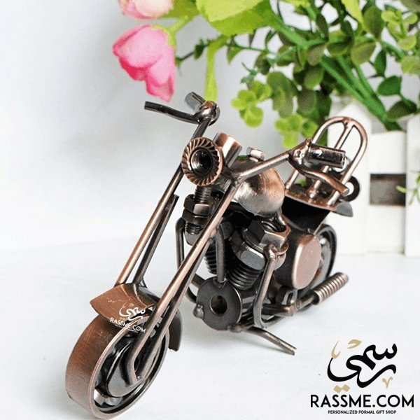 Handicraft Bronze Vintage Motor - Free Engraving