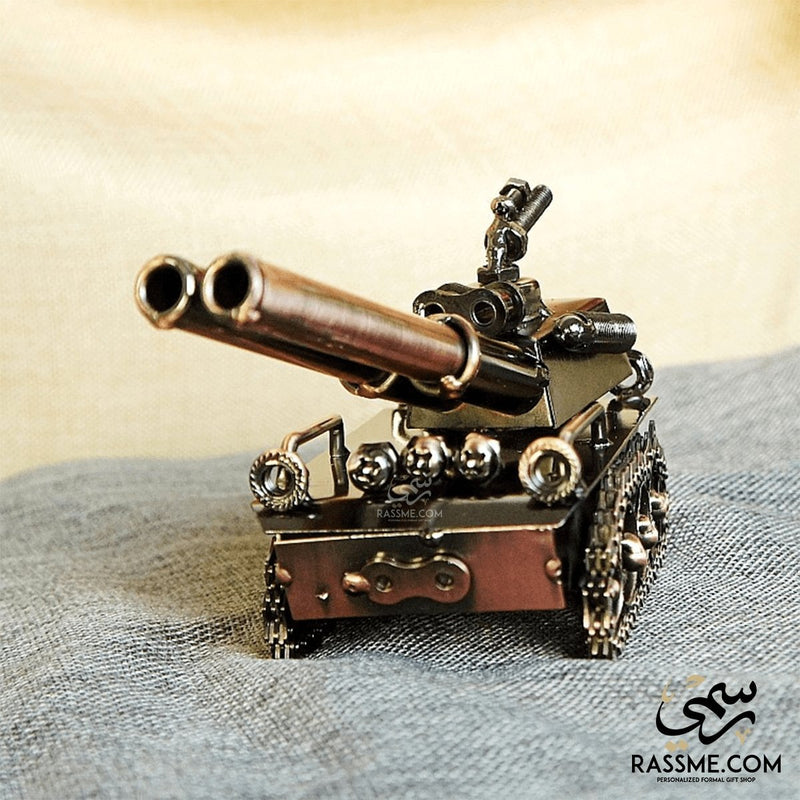 Handicraft Double Fire Tank - Free Engraving