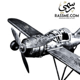 Handicraft Metal Retro Airplane - Free Engraving