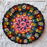 Handmade Ceramic Traditional Turkish Tile Plate Decorative Wall Hanging
