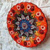 Handmade Ceramic Traditional Turkish Tile Plate Decorative Wall Hanging