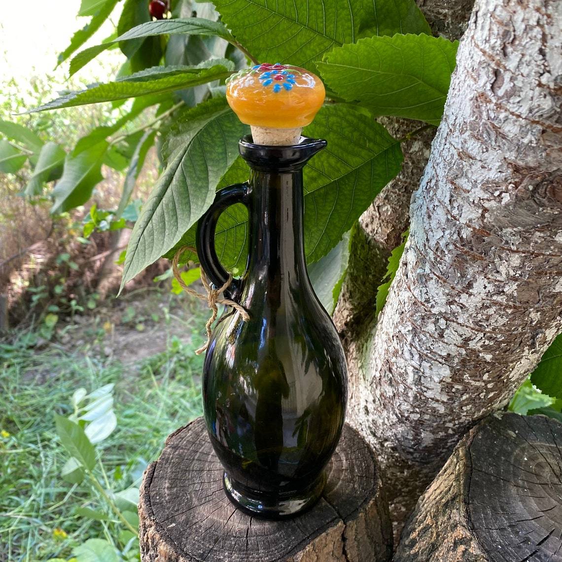 Handmade Ceramic Wine Bottle Stopper, Olive Oil Stopper Decorative Bottle Stopper, Ceramic Home Decoration
