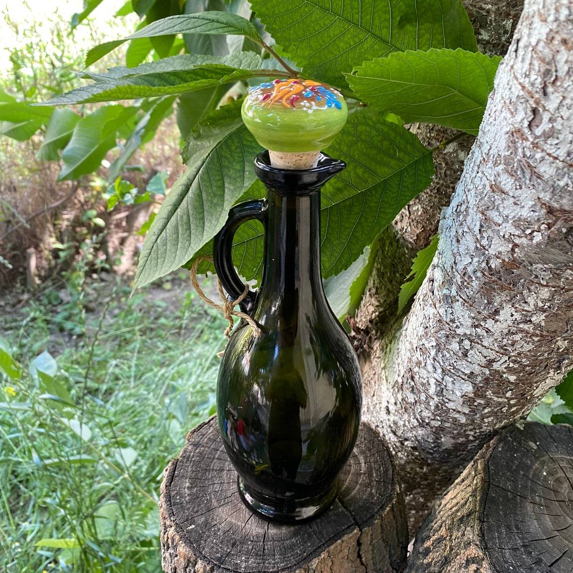 Handmade Ceramic Wine Bottle Stopper, Olive Oil Stopper Decorative Bottle Stopper, Ceramic Home Decoration
