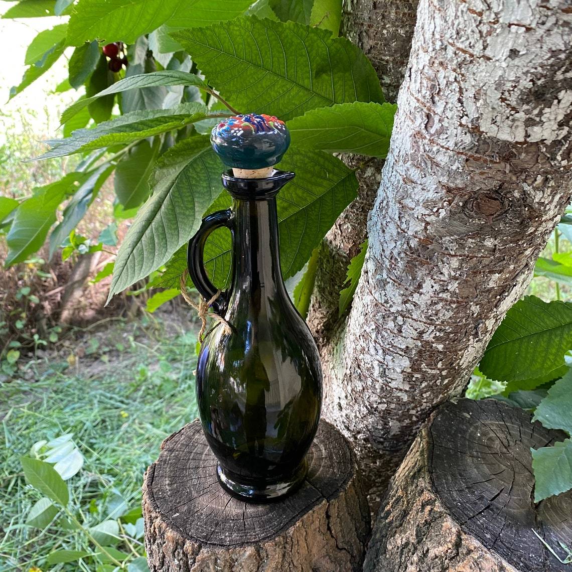 Handmade Ceramic Wine Bottle Stopper, Olive Oil Stopper Decorative Bottle Stopper, Ceramic Home Decoration