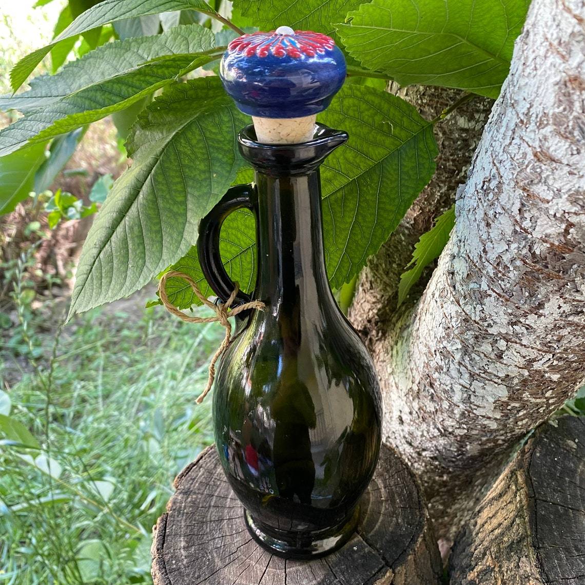 Handmade Ceramic Wine Bottle Stopper, Olive Oil Stopper Decorative Bottle Stopper, Ceramic Home Decoration