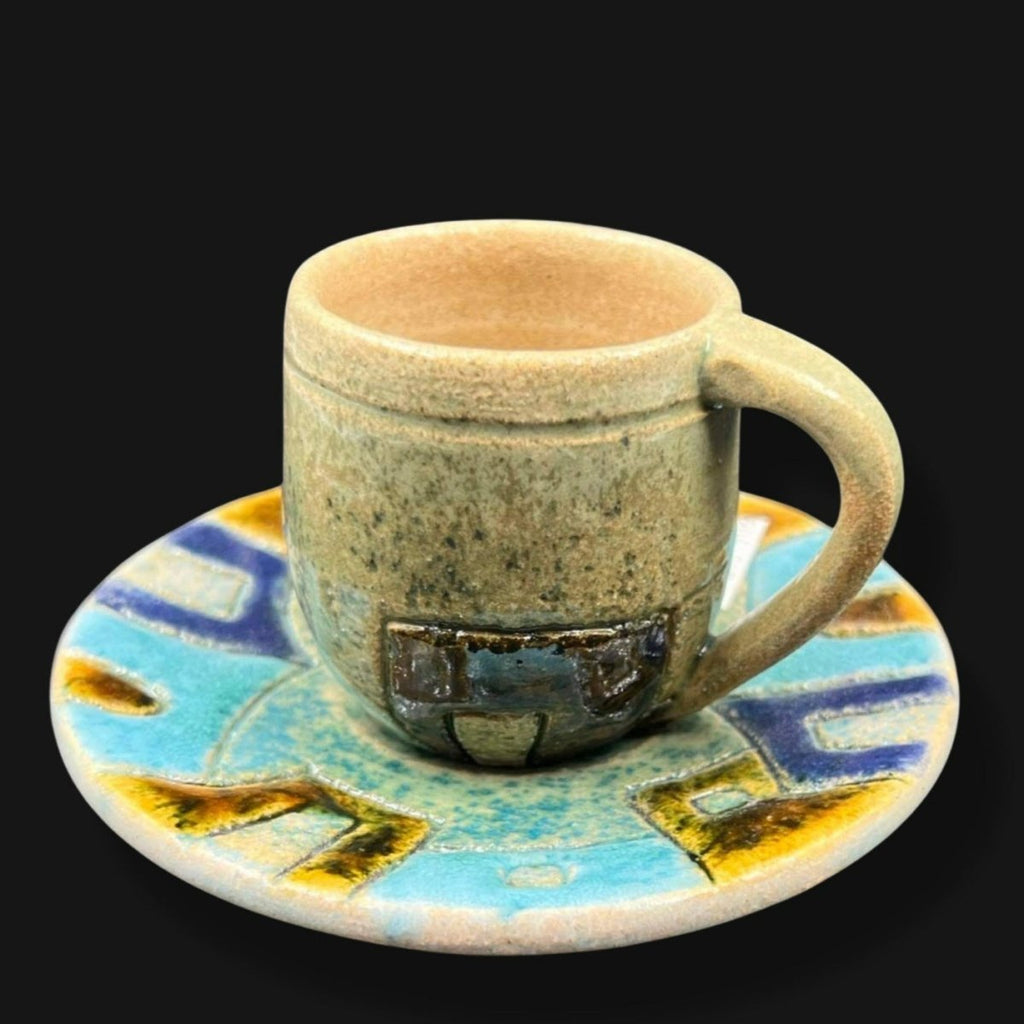 Handmade Dead Sea Mud Turkish Coffee Cup