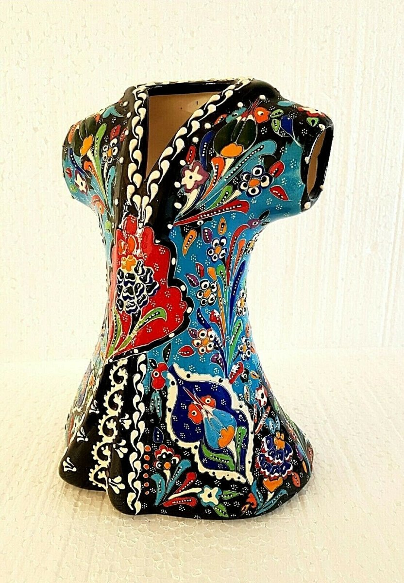Handmade Handprinted Turkish Ceramic KAFTAN