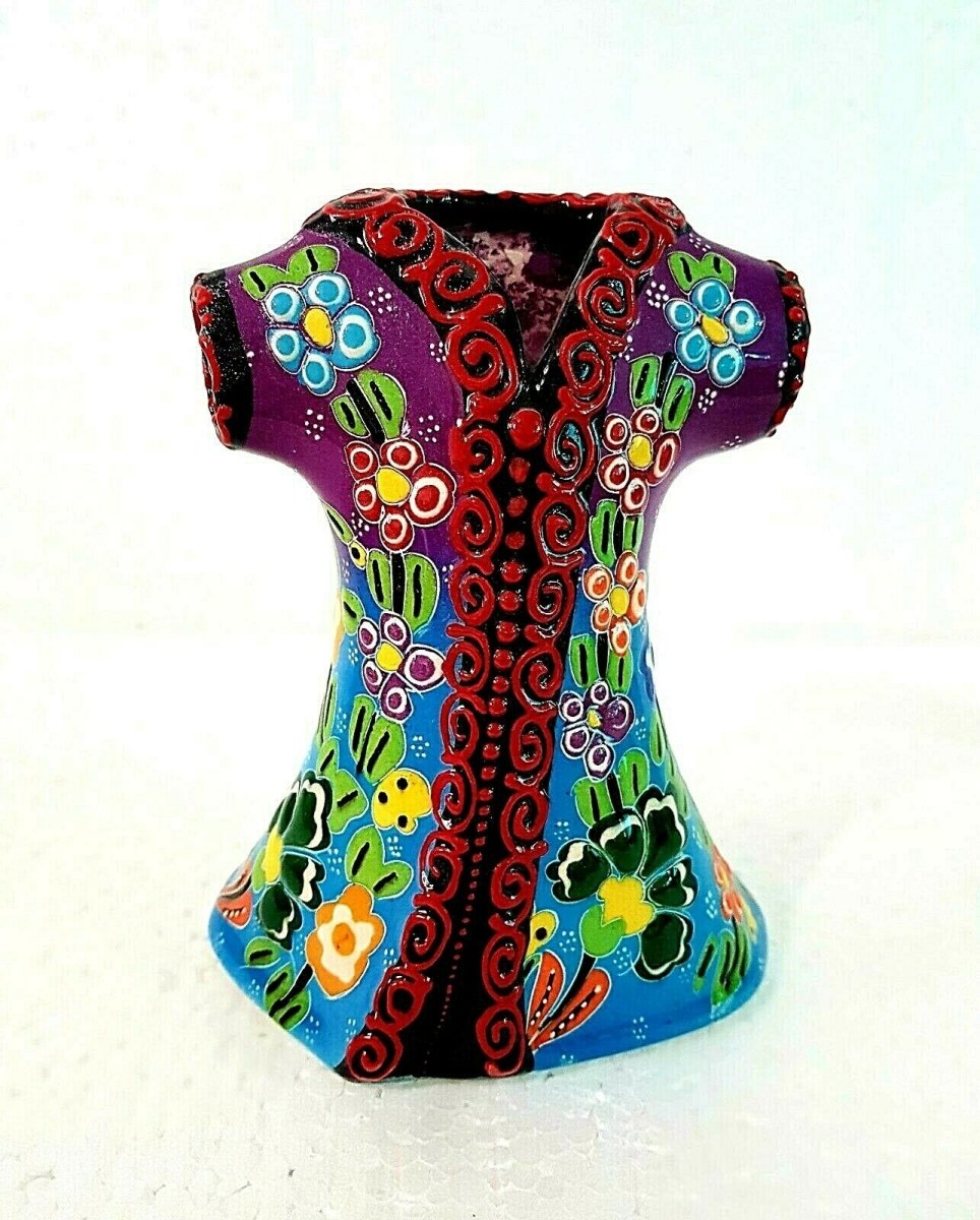 Handmade Handprinted Turkish Ceramic KAFTAN