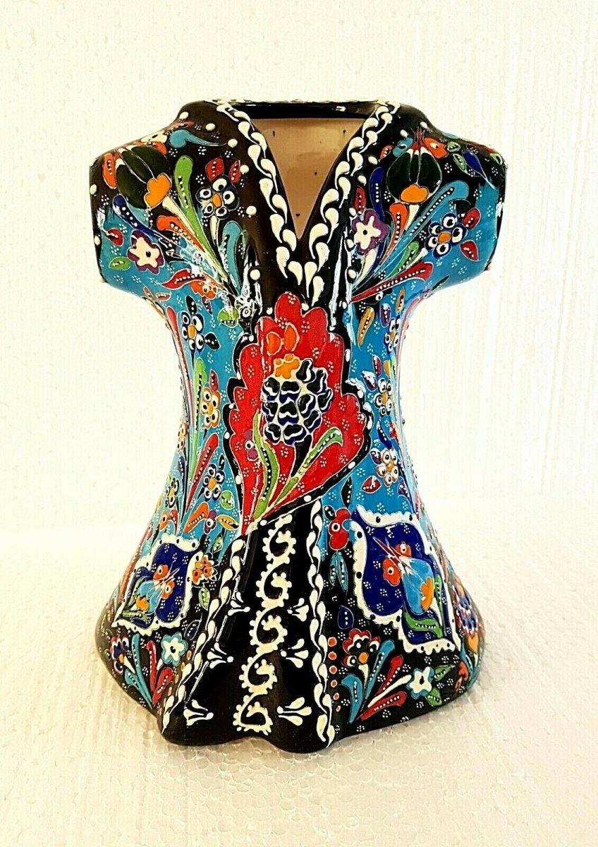 Handmade Handprinted Turkish Ceramic KAFTAN
