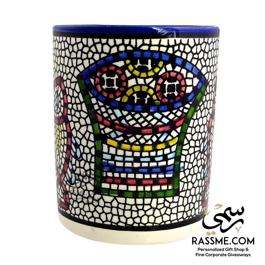 Handmade in Palestinian Ceramics The Galilee Fishes Mug