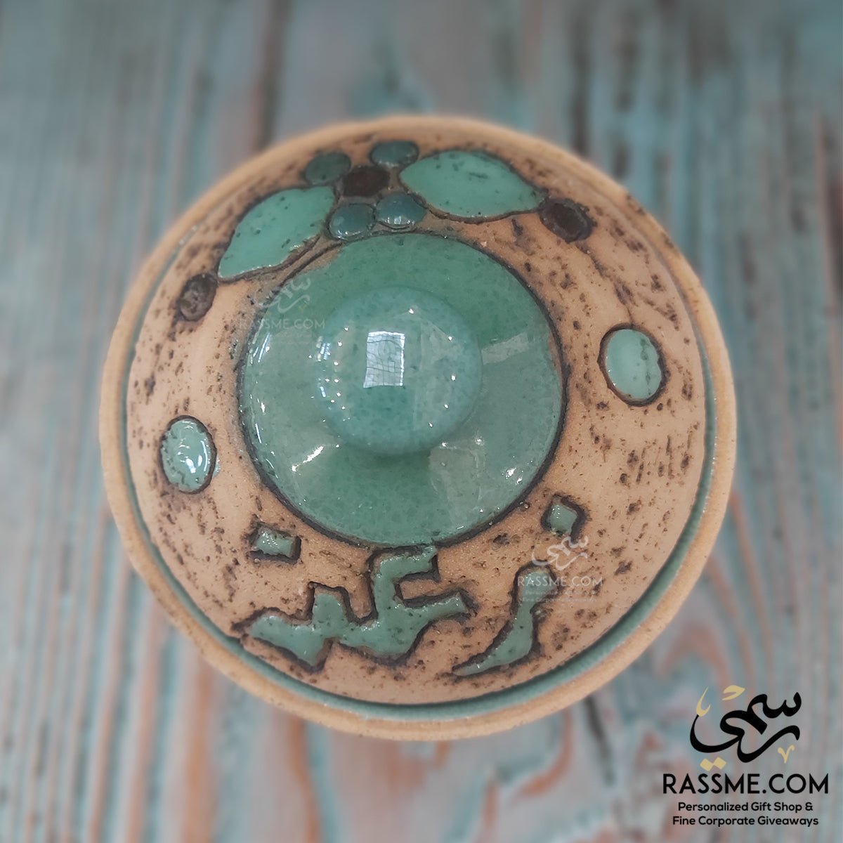 Handmade Nabateans Thyme & Oil bowls - صحن زيت و زعتر