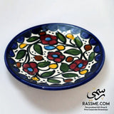 Hebron Ceramic Hand Paint Coffee Cup and Saucers Made in Holy Land Khalil / Palestine