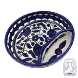 Hebron ceramic pottery Divided plate Zaitoun
