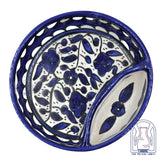 Hebron ceramic pottery Divided plate Zaitoun