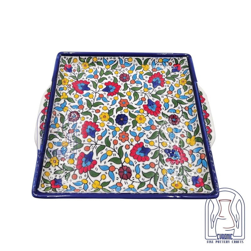 Hebron ceramic pottery Plate Tray