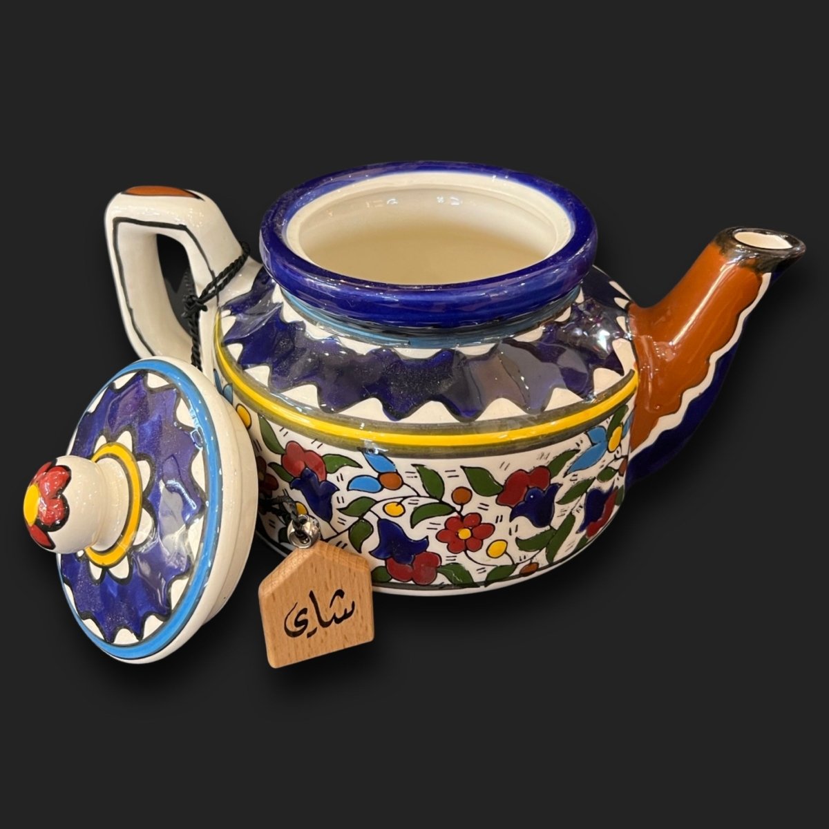 Hebron ceramic pottery Tea pot سيراميك خليلي