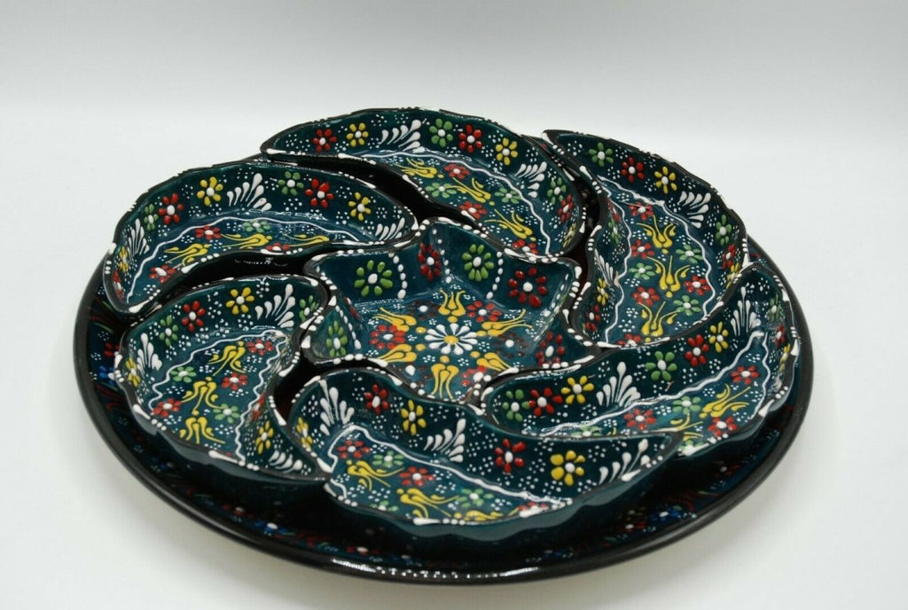 Turkish outlet Handmade 2 Piece Bowl Set Meze Set Breakfast Set Hand Painted Bowl Set 6