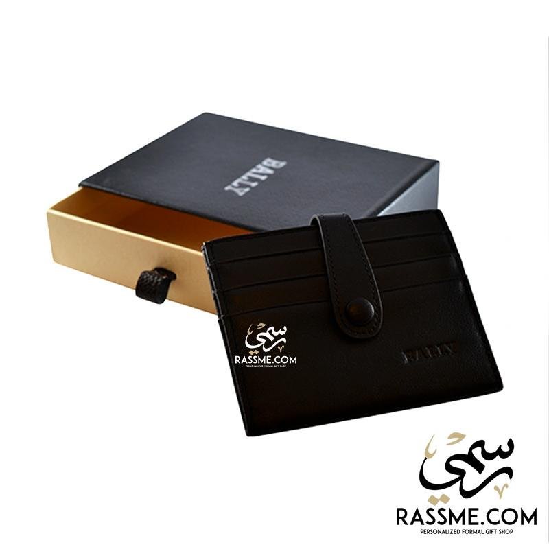 High Quality Leather Wallet Card Holder - Free Engraving