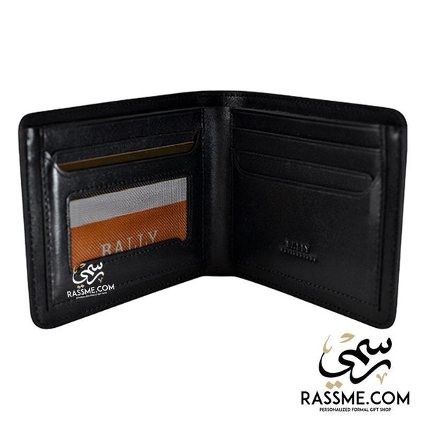 High Quality Leather Wallet Rounded Corner - Free Engraving