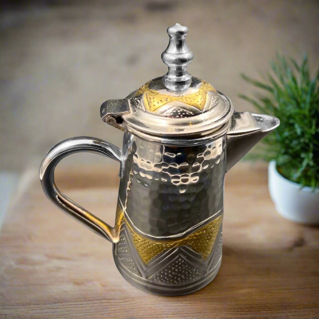 High Quality Silver and Gold Plated Coffee Pot Daleh