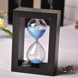 Hourglass Sand Clock Wooden Frame - Free Engraving