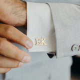 Initials Cufflinks, Personalized Cuff Links, Groomsmen gifts, Groom Wedding Cufflinks, Father's Day, Gift For Him, Cufflink