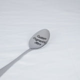 Personalized Silver Spoon Custom Silver Fork Teaspoon Engraving