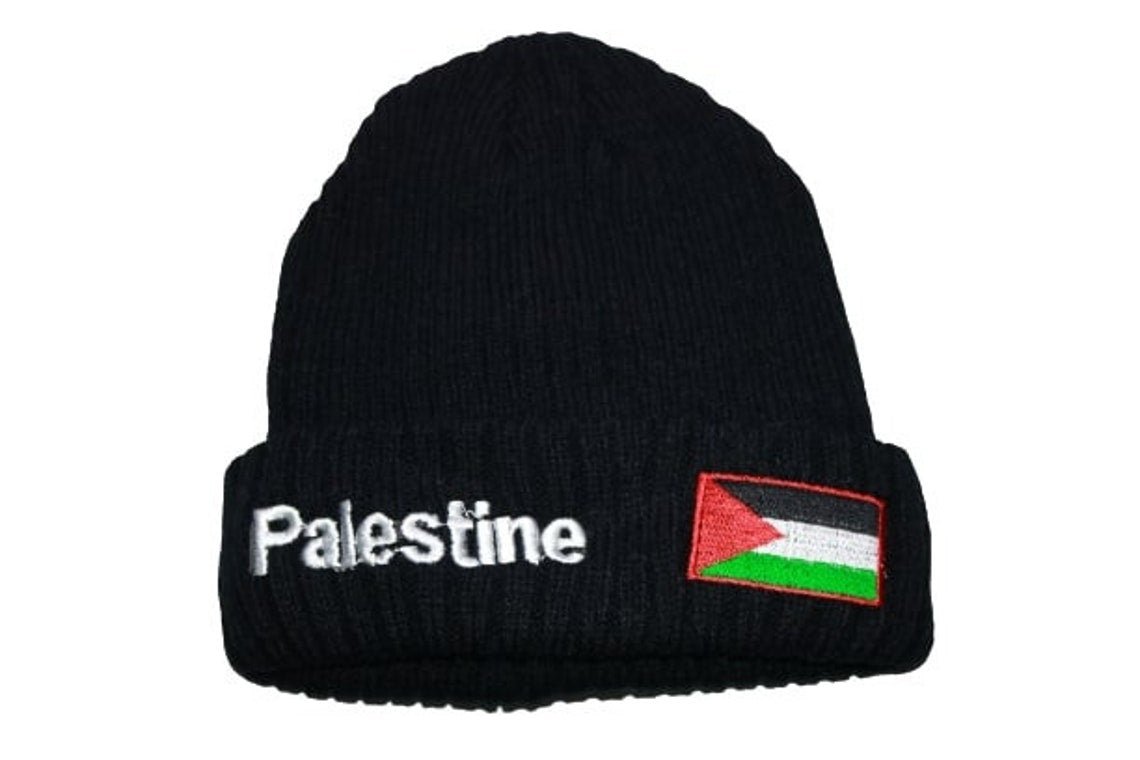 Warm Hats Palestine Flag Caps Soft Knit Winter Hats