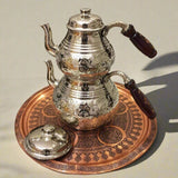 Handmade Copper Kettle, Vintage Style Tea Kettle, Herbal Teapot, Coffee Samovar Pot