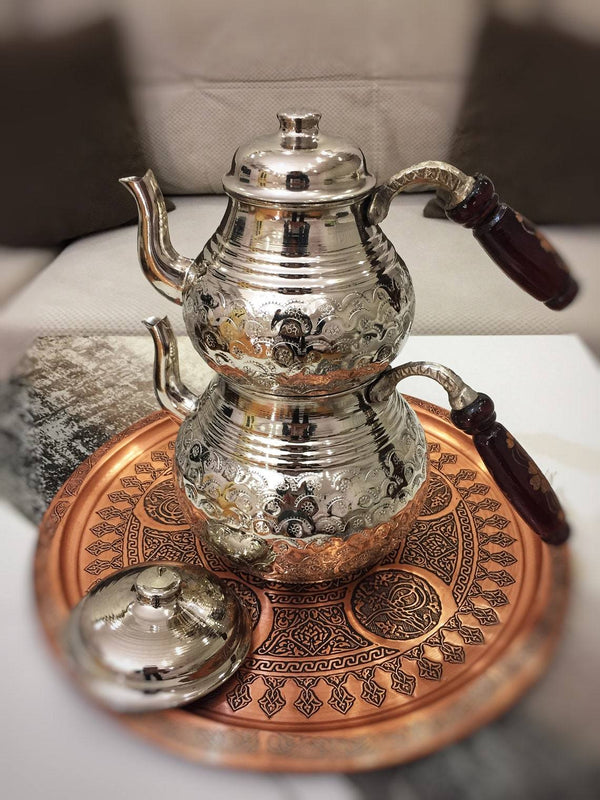 Handmade Copper Kettle, Vintage Style Tea Kettle, Herbal Teapot, Coffee Samovar Pot