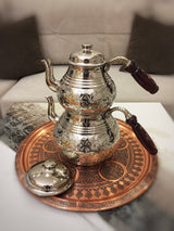 Handmade Copper Kettle, Vintage Style Tea Kettle, Herbal Teapot, Coffee Samovar Pot