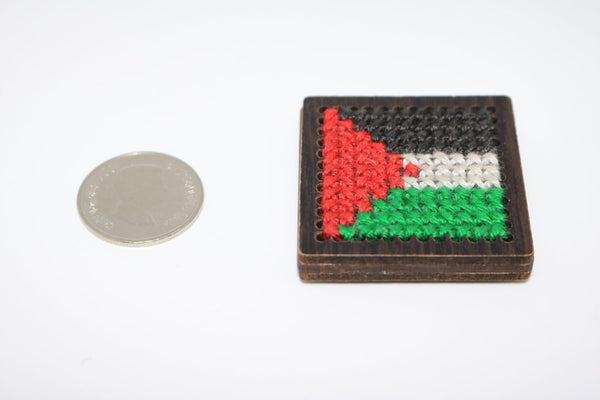 Palestine Souvenir Flag Fridge Magnet Embroidery