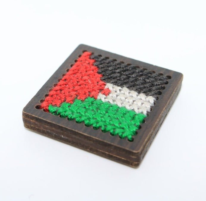 Palestine Souvenir Flag Fridge Magnet Embroidery