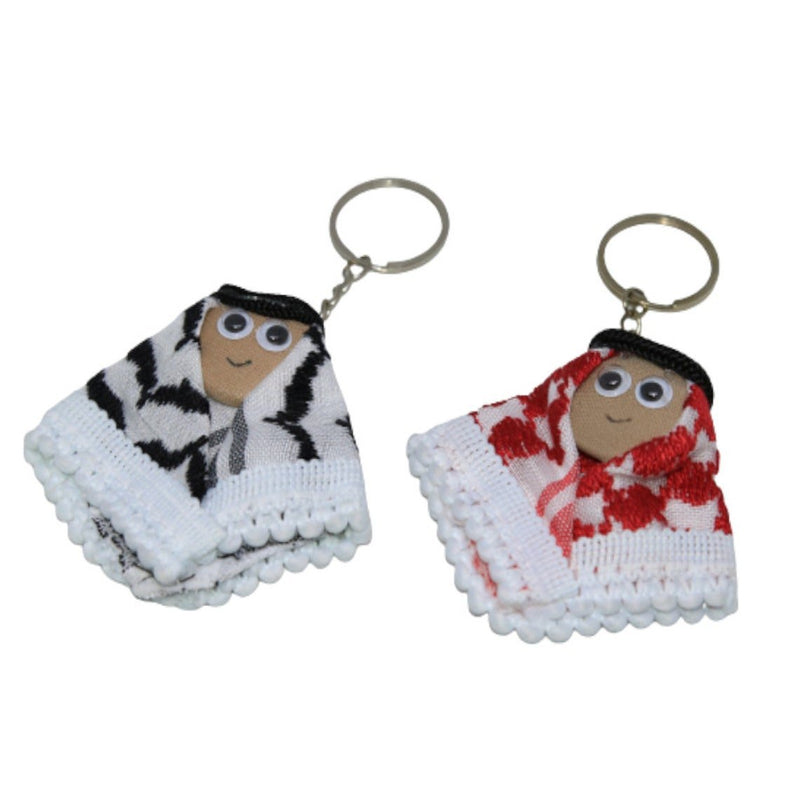 Palestine , Keffiyeh , Joardan , Shemagh , Key Chain , Free Palestine , Hattah , Key ring , Arabian , Key Chain Gift , Middle east Souvenir