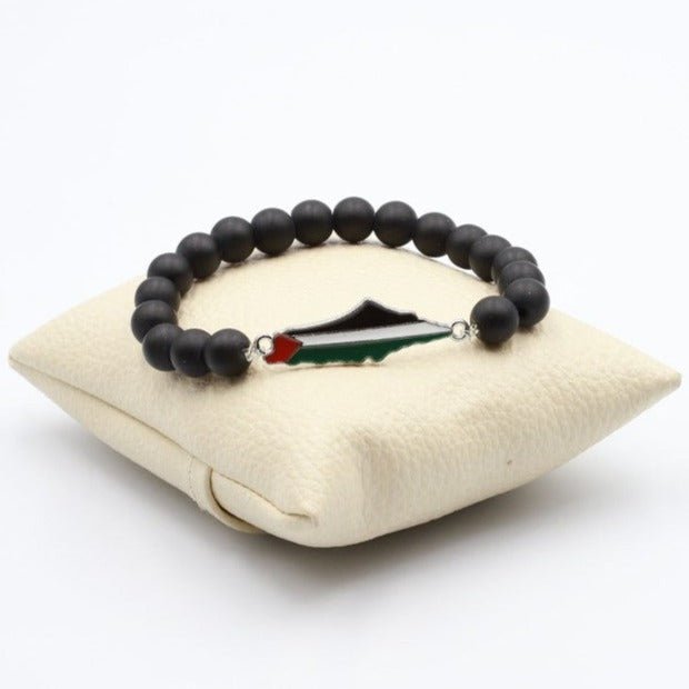 Palestine Flag Map Design Bracelet