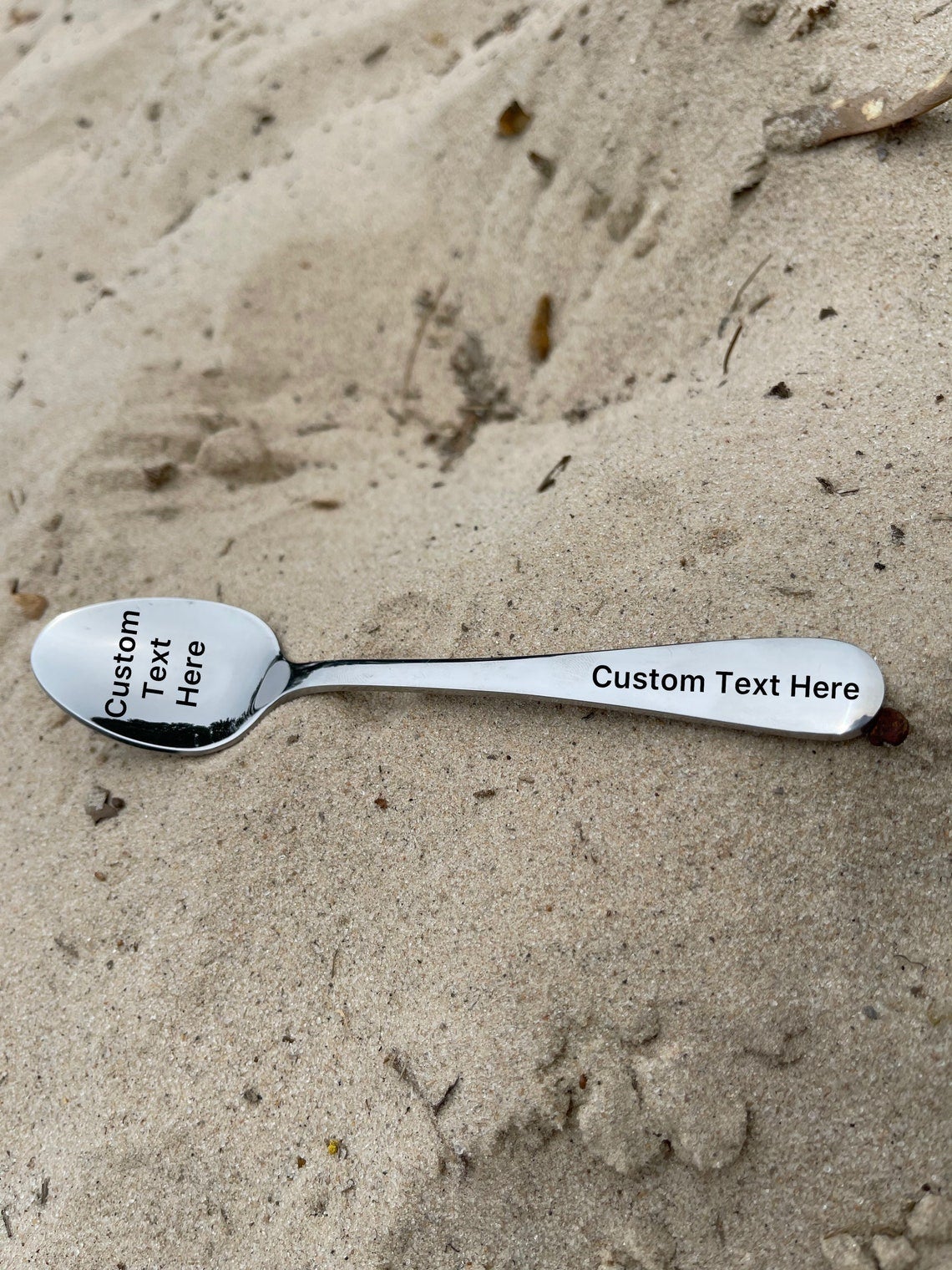 Personalized Silver Spoon Custom Silver Fork Teaspoon Engraving