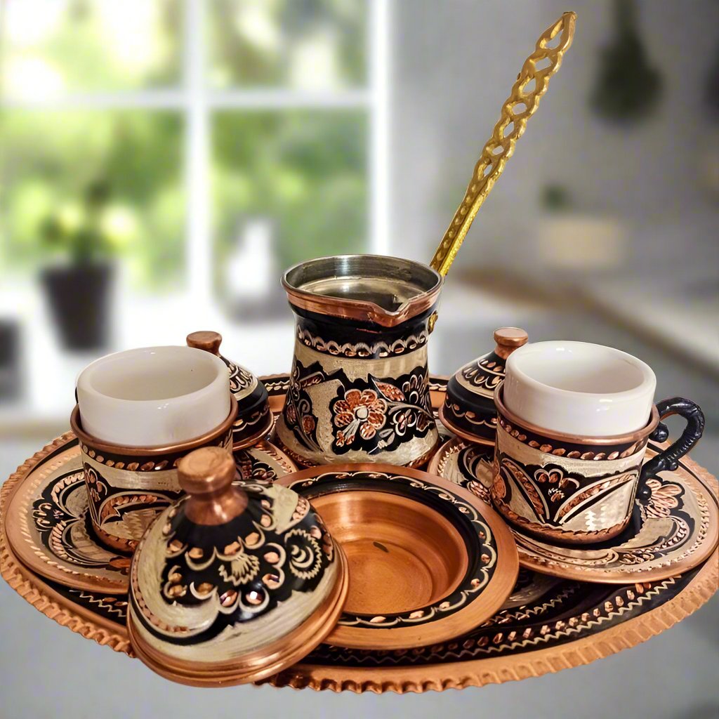 Turkish Coffee Cup and Water Glass set