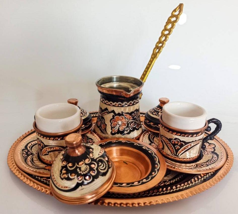 Turkish Coffee Cup and Water Glass set