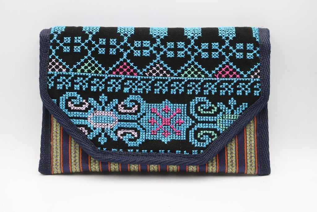 Palestinian Embroidered wallet Embroidered Palestine Tatreez Wallets