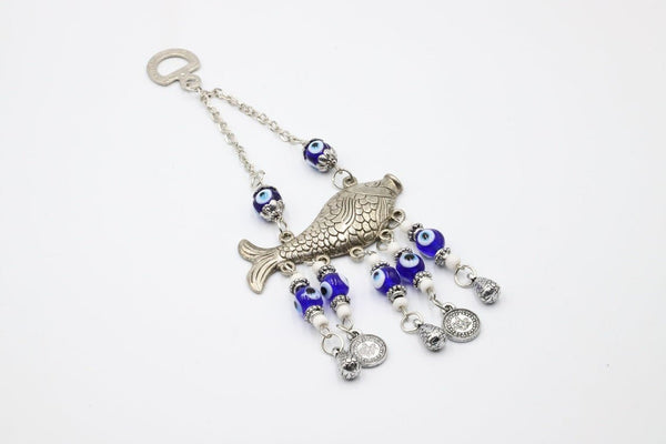 Evil Eye Wall Hanging , Fish Shaped Evil Eye
