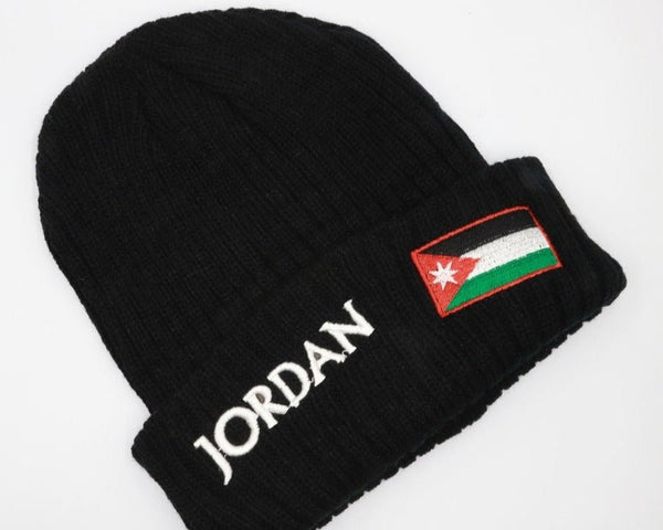 Warm Hats Jordan Flag Caps Soft Knit Winter Hats