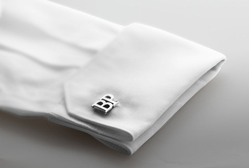 Initials Cufflinks, Personalized Cuff Links, Groomsmen gifts, Groom Wedding Cufflinks, Father's Day, Gift For Him, Cufflink