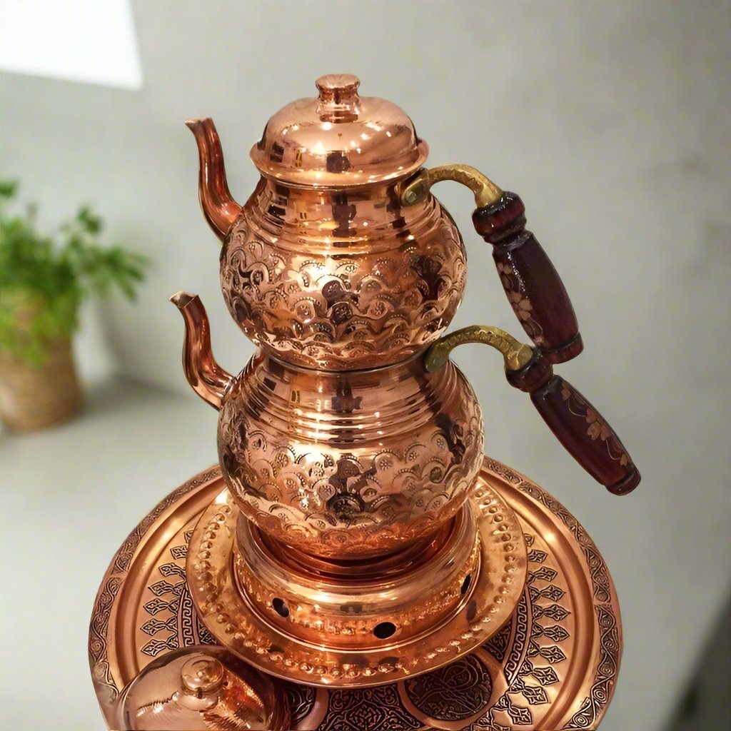 Handmade Copper Kettle, Vintage Style Tea Kettle, Herbal Teapot, Coffee Pot Samovar سماور