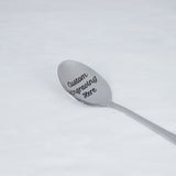 Personalized Silver Spoon Custom Silver Fork Teaspoon Engraving