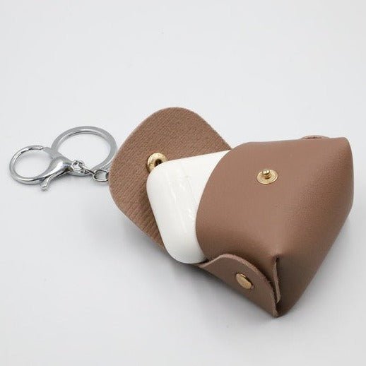 Synthetic Leather Coin Purse Mini Bag Airpod Case