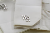 Initials Cufflinks, Personalized Cuff Links, Groomsmen gifts, Groom Wedding Cufflinks, Father's Day, Gift For Him, Cufflink