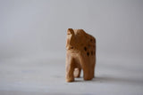 Vintage Handmade Wood Carved Pregnant Elephant with Baby Inside