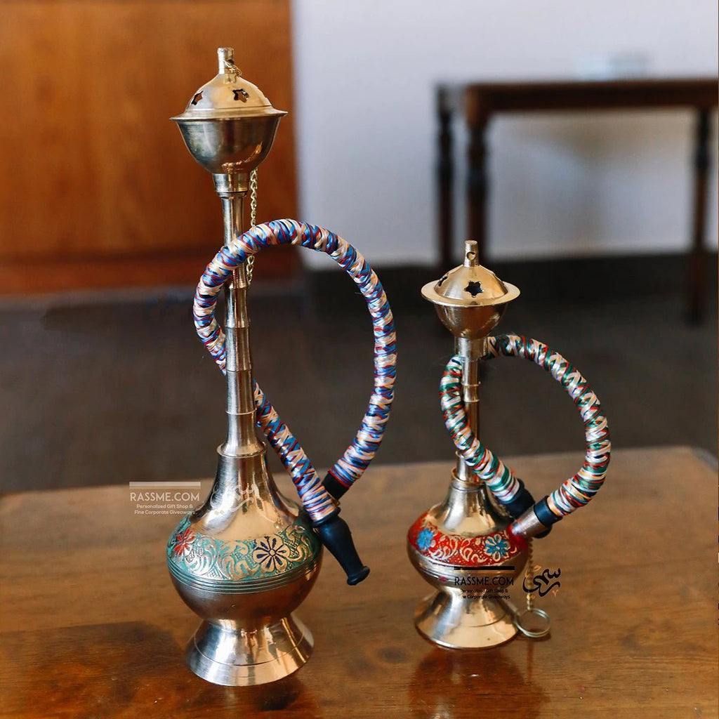 Incense Burner Brass Handmade Vintage Shisha Model