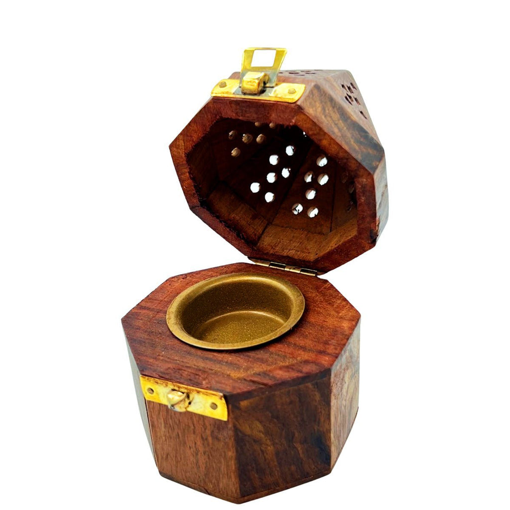 Incense Holder Pyramid Box Handmade Wooden