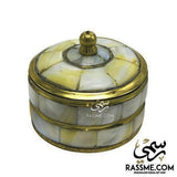 Indian Solid Brass with Mother of Pearls Box